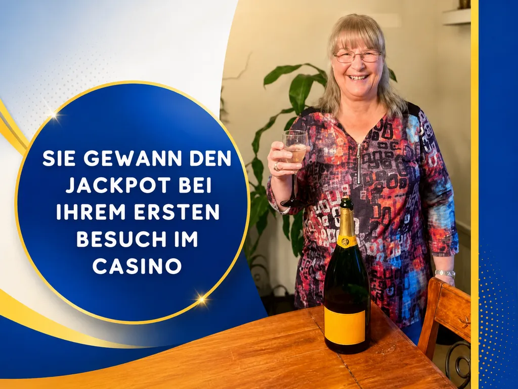 Casino Rewards Gewinnerin nach einem Jackpot-Gewinn